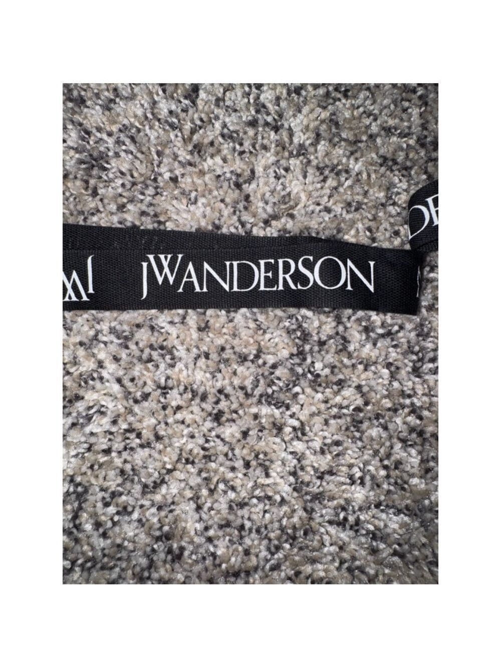 J.W. Anderson White Drawstring Dust Bag Storage Pouch Large Logo Ribbon - Picture 5 of 5